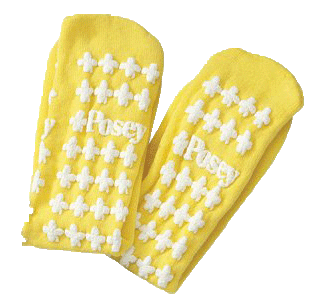 Posey 6239L or LY Non-Skin Socks -Yellow