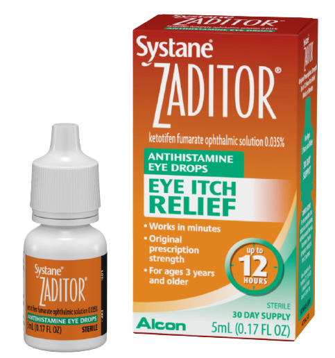 Zaditor Antihistamine Eye Drops - Allergy & Eye Itch Relief