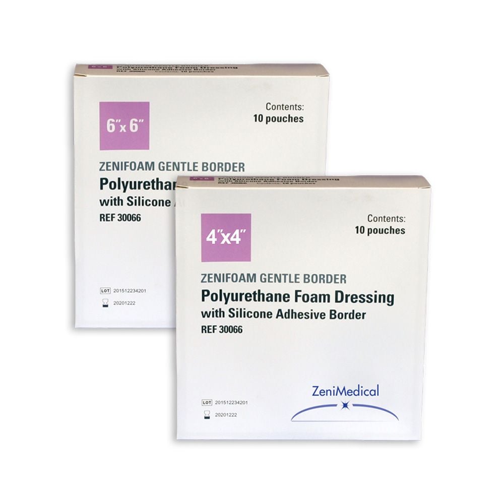 ZeniFOAM Gentle Border Foam Dressing