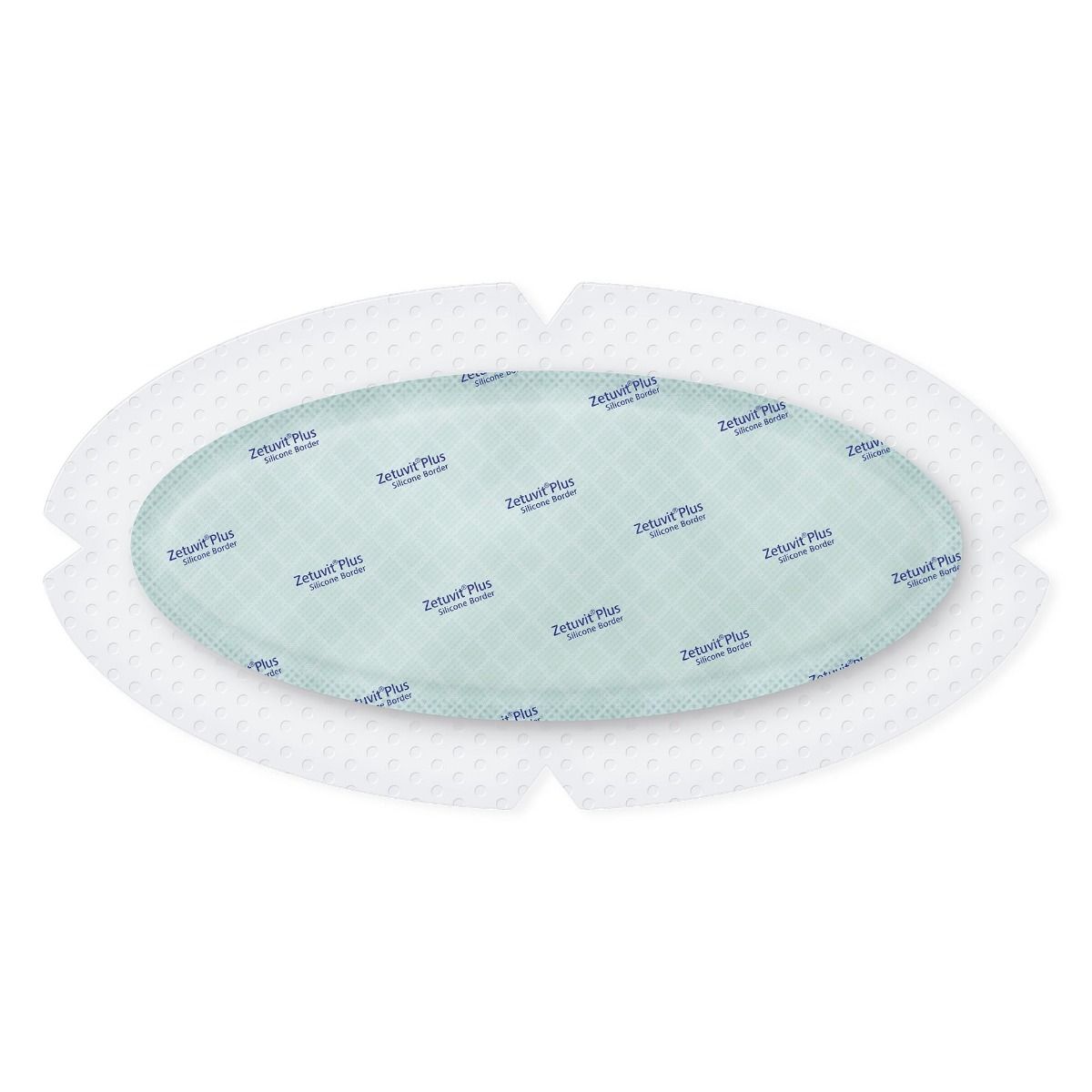 Oval-shaped Silicone Bordered Dressing