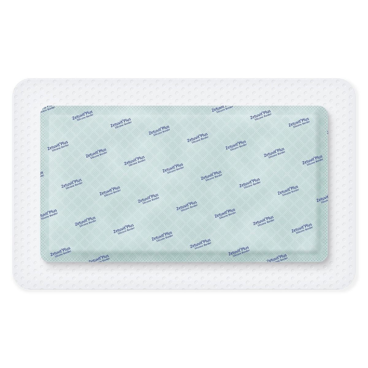 Rectangle Zetuvit Plus Silicone Border Dressing