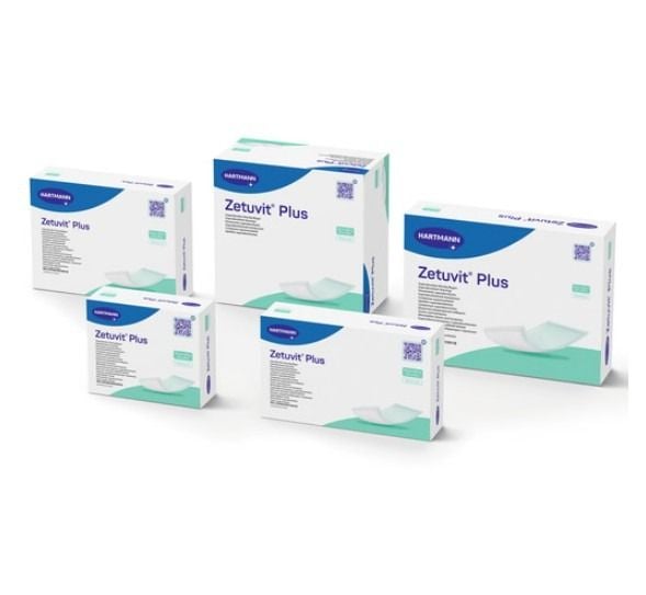 Image 1 of Zetuvit Plus Cellulose Superabsorbent Dressing