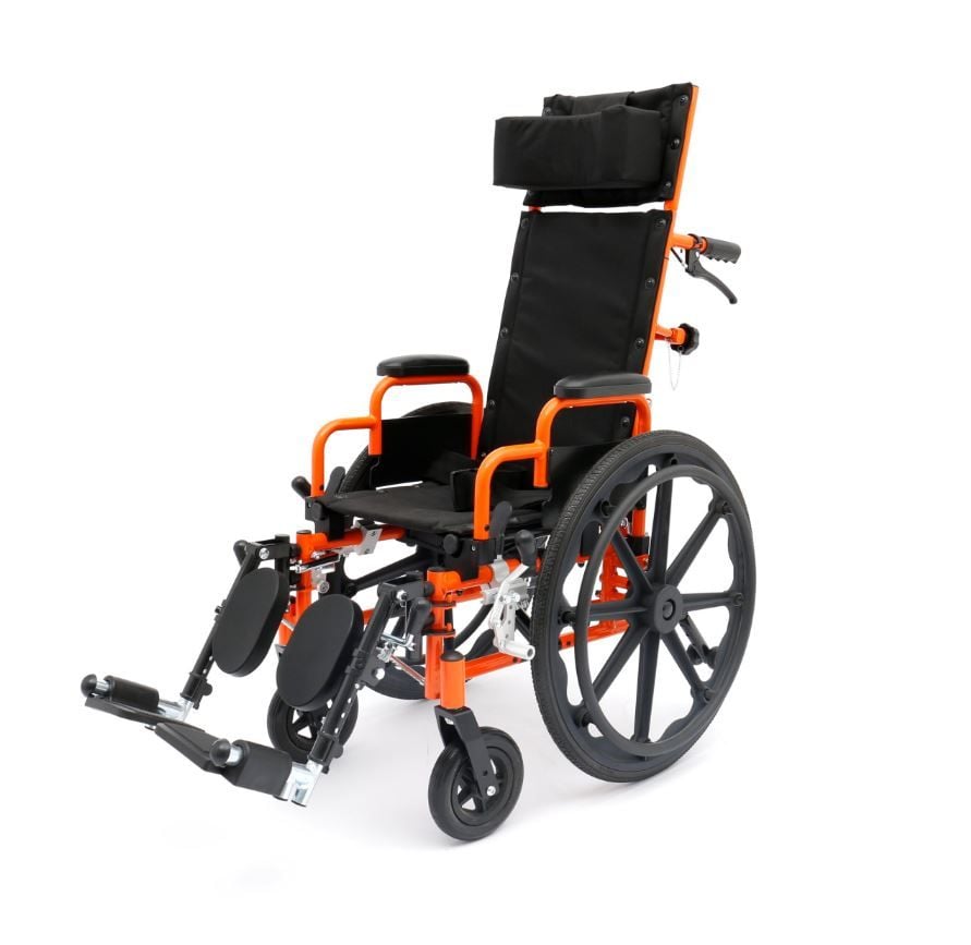 Orange Ziggo Pro Wheelchair
