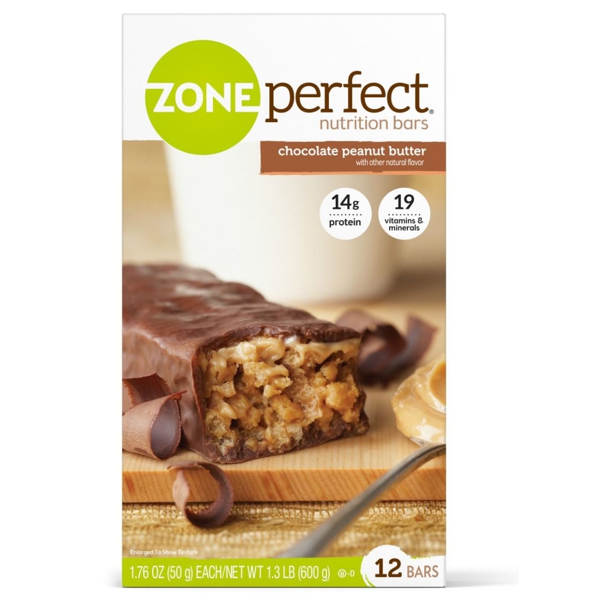 ZonePerfect Chocolate Peanut Butter Packaging
