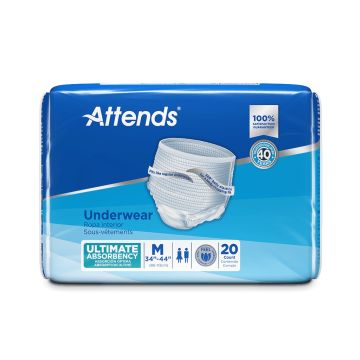 Attends Underwear, Ultimate Absorbency, S, M, L, XL | Vitality Medical