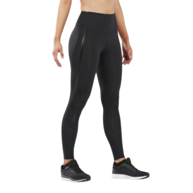 2022 2XU Womens Form Splice Hi-Rise Comp Tights WA6613b - Digital Dye /  White