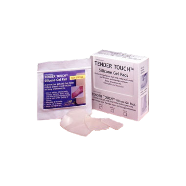 TENDER TOUCH Silicone Gel Pads, Square - 3.5 x 3.5 in. 1600012