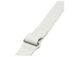 White Faux Vegan Leather Comfort Band
