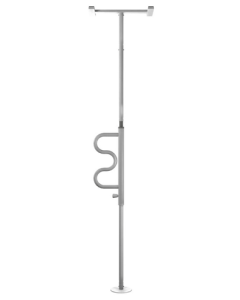 Stander Security Pole and Curve Grab Bar