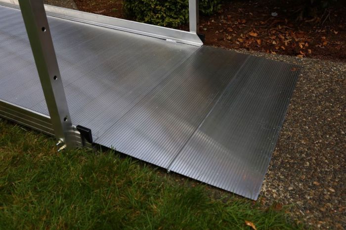 EZ-ACCESS Straight Pathway Modular Access Ramp System, 10 - 30 ft.