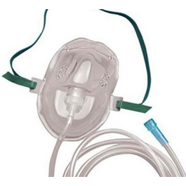 Oxygen Mask AirLife Adult Vinyl With 7Ft Tubing by CardinalHealth