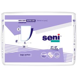 Seni Disposable Underpad Heavy Absorbency Cellulose Pulp 23X35" S-0330-UD1 30 pads