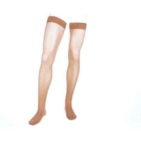 Mediven Assure Thigh High Compression Stockings w/ Silicone Top Band CLOSED TOE 30-40 mmHg main product photo