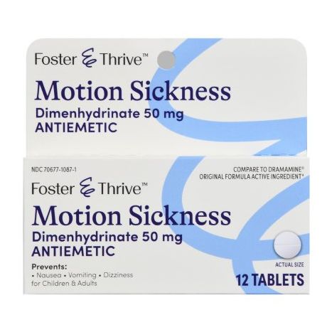 Foster & Thrive Nausea Relief - Motion Sickness Tablets main product photo
