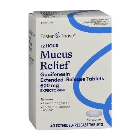 Foster & Thrive Expectorant - 12-Hour Mucus Relief main product photo