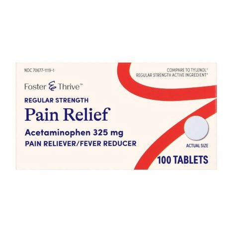 Foster & Thrive Acetaminophen Pain Relief - Tablets/Caplets main product photo