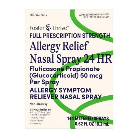 Foster & Thrive Allergy Relief Nasal Spray - 24 Hour main product photo