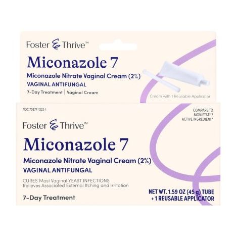 Foster & Thrive Miconazole 7 - Vaginal Antifungal main product photo