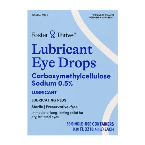 Foster & Thrive Lubricant Eye Drops - 0.01 oz. main product photo
