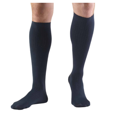TRUFORM Men's Dress Knee High Socks 8-15 mmHg main product photo