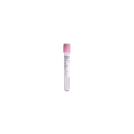 6.0 draw volume tube with pink cap (367899)