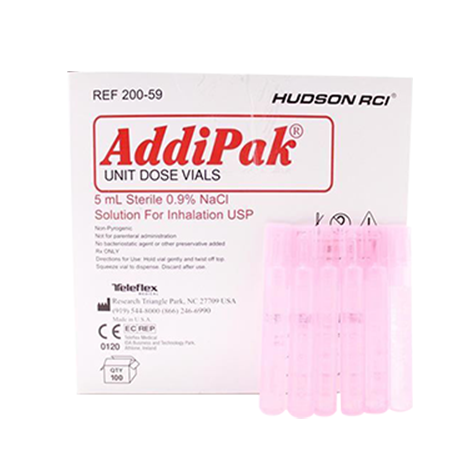 ADDIPAK Saline Solution Unit Dose, 0.9% Sodium Chloride - 3, 5, or 15 mL