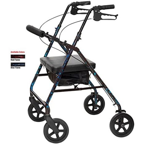 ProBasics Flame Deluxe Aluminum Rollator