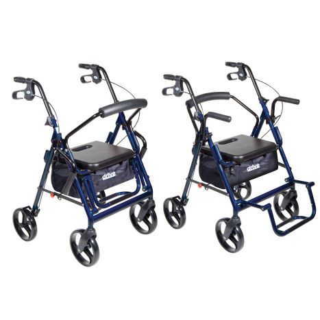 Duet Transport Chair Rollator by Drive