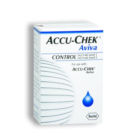 Roche ACCU-CHEK Aviva 2 Level Glucose Control Solution main product photo