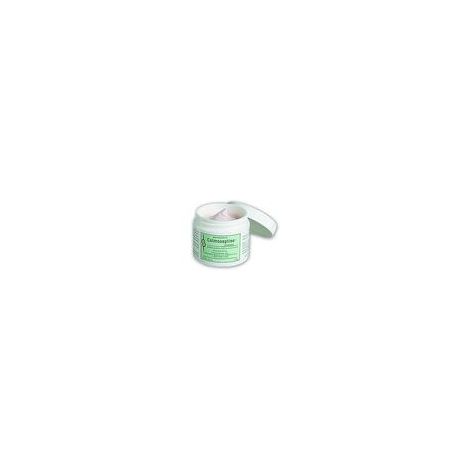 Jar top open showing product