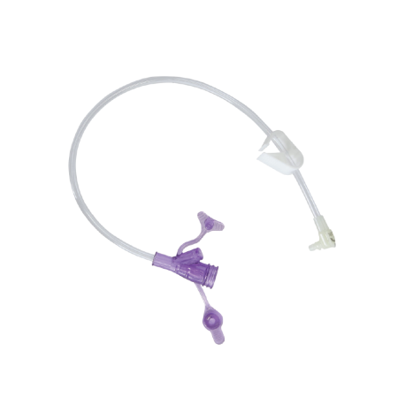 Applied Medical Tech Right Angle Feeding Set Y Port