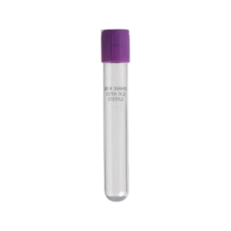 10.0 draw volume tube with lavender cap (366643)