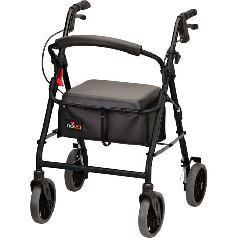 Black Rolling Walker