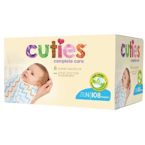 Cuties Complete Care, Newborn, Case of 108