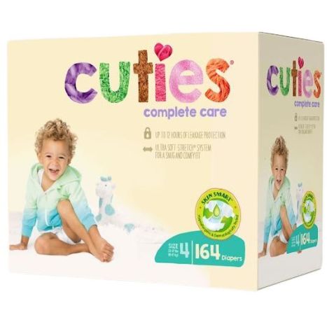 Cuties complete Care - Size 4, Case of 164