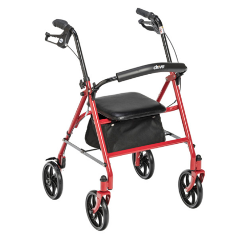 Drive Durable 4 Wheel Rollator with 7.5