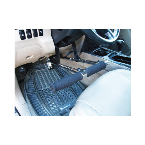 Freedom Staff SYL-940 Portable Handicap Driving Aid Hand Controls In Use