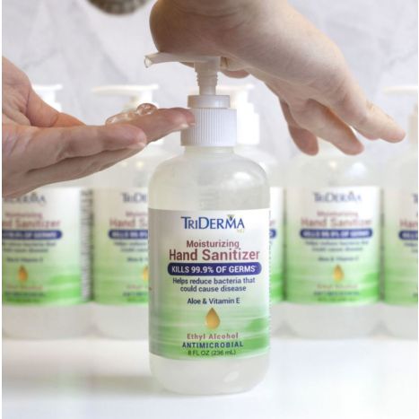 TriDerma Moisturizing Hand Sanitizer - 62% Ethyl Alcohol