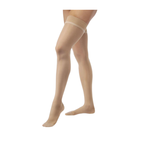 Jobst Ultrasheer Thigh High Compression Socks, Silicone Dotted Top Band 15-20 mmHg main product photo