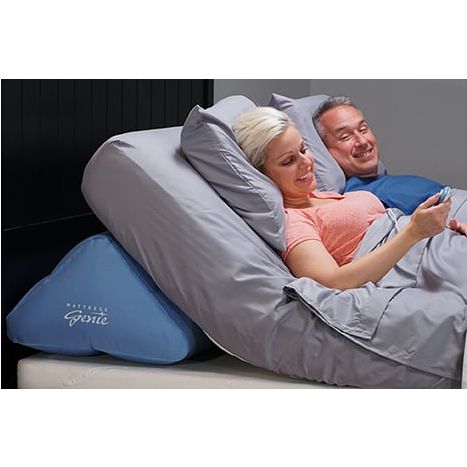 Contour mattress genie bed wedge with remote clearance