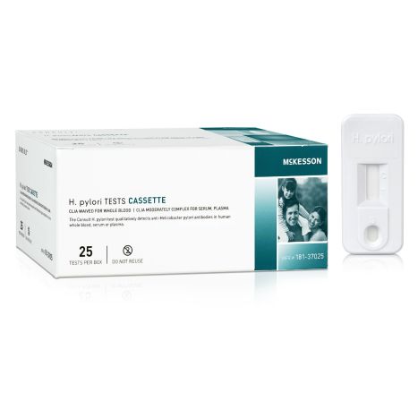McKesson Consult H. Pylori Cassette Test Kit - 10 & 25 Tests