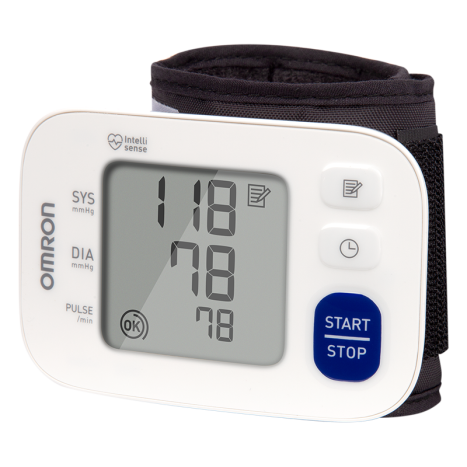 Omron 3 Series Wrist Blood Pressure Monitor BP6100 Home BP Checking Vitality Medical
