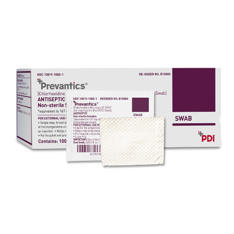 Prevantics Swabsticks and Swabs - Skin Prep Solution