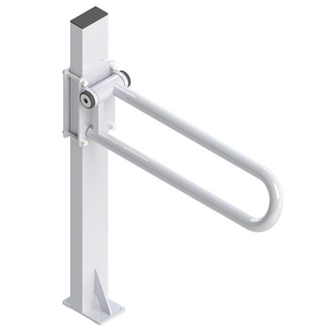 PT Rail Floor Mast White