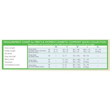 Shape To Fit Unisex Diabetic Over the Calf Socks
