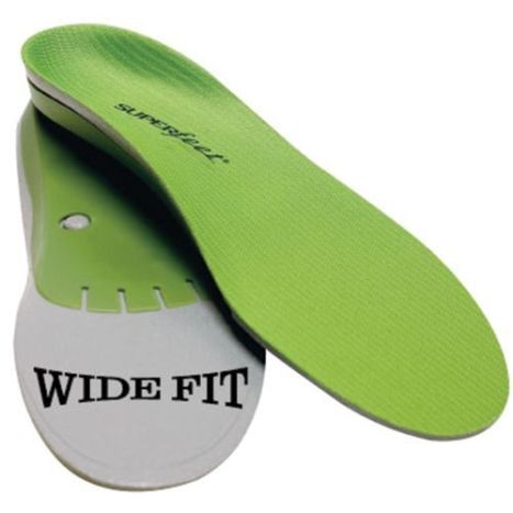 Superfeet Green Premium Insoles, Size A,B,C,D,E,F,G,H (Wide)