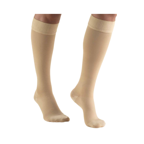 TRUFORM Classic Medical Knee High Silicone Dot Top CLOSED TOE 20-30 mmHg main product photo