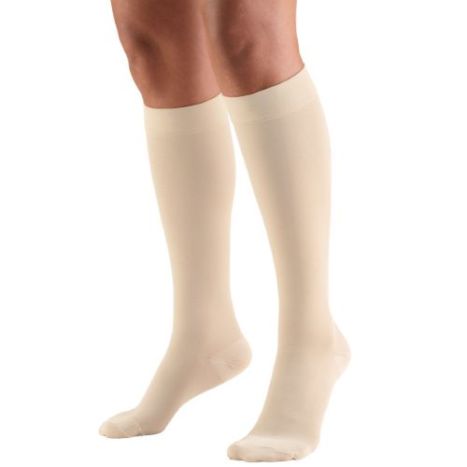Therafirm Open-Toe Knee High Compression Stockings - 20-30mmHg Moderate Support, Black, 3X-Large - View #2