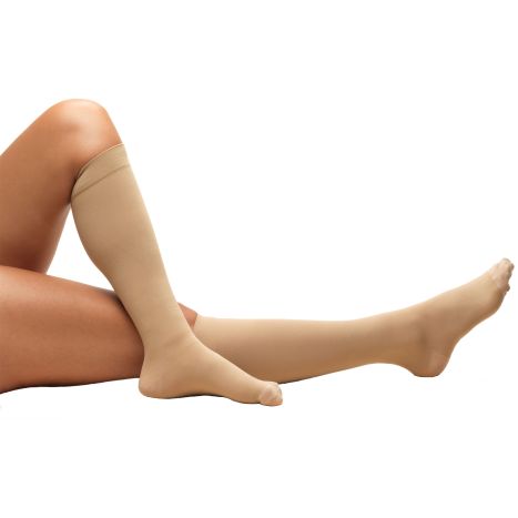 TRUFORM Anti-Embolism Knee High Support Stockings CLOSED TOE 18 mmHg main product photo