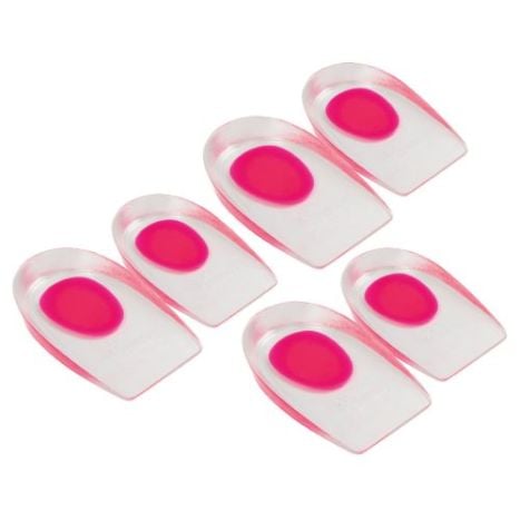 Vivesole Silicone Gel Heel Cups Shoe Inserts for Plantar Fasciitis